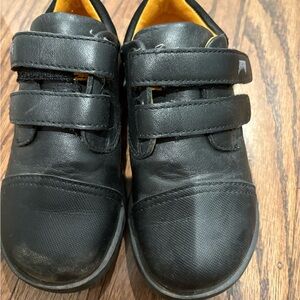 Camper Black Kids Dress Shoes with Velcro